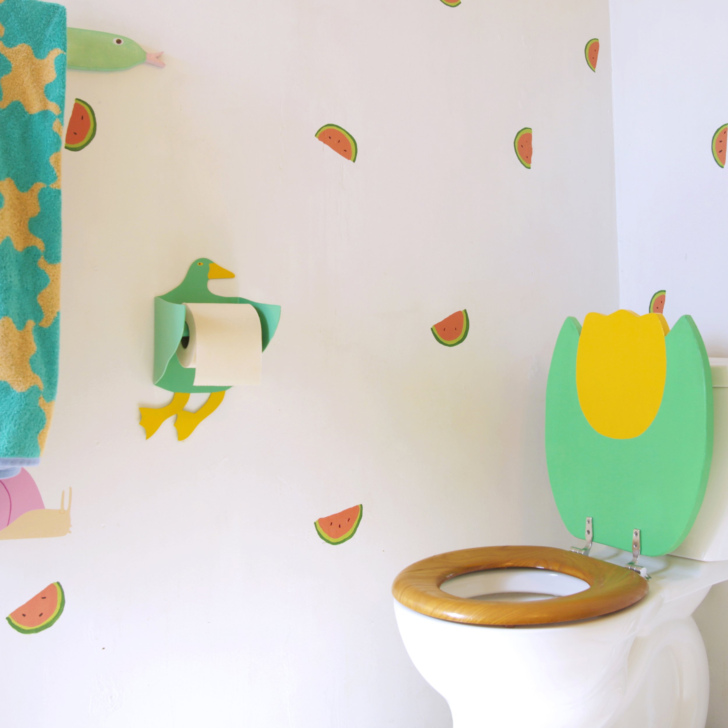 Imperfect Duck Toilet Paper Roll Holder (Black coming soon